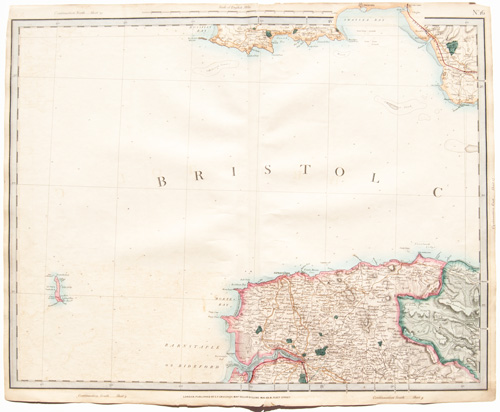 antique map of England, Wales and Scotland Railways and Stations Cruchley 1862